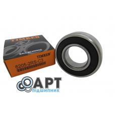 6205-2RS-C3 TIMKEN Підшипник однорядний кульковий