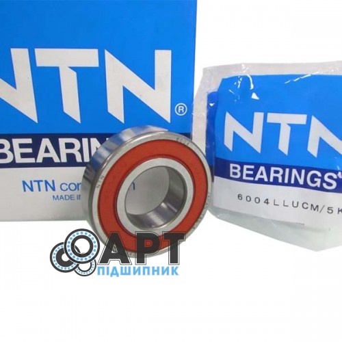 6004 LLU NTN Підшипник однорядний кульковий