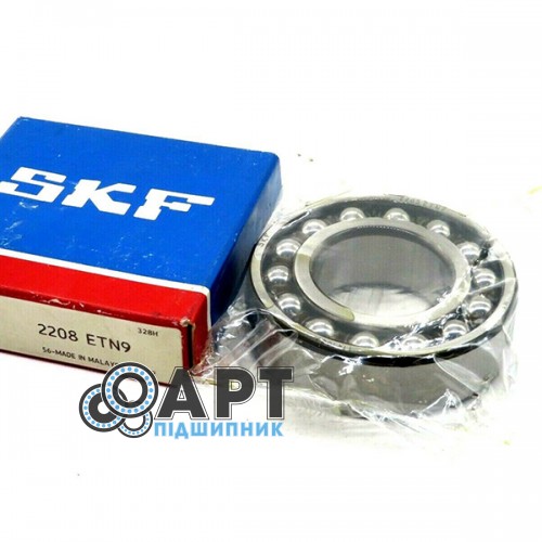 2208 ETN9 SKF Підшипник дворядний кульковий
