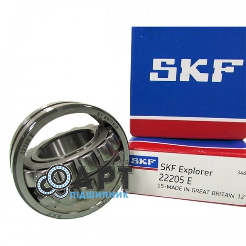 22205E SKF Підшипник дворядний роликовий