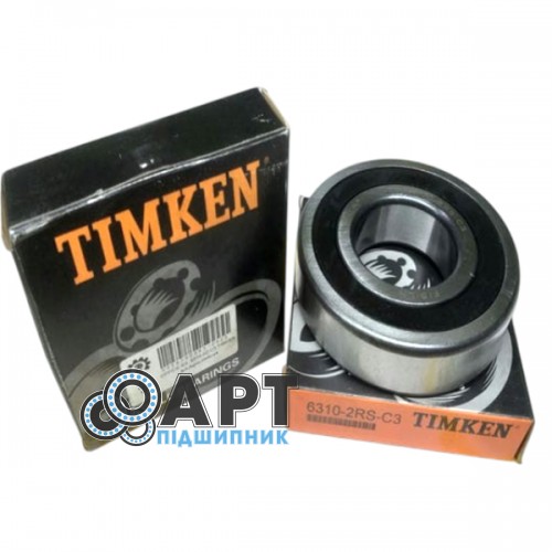 6310-2RS-C3 TIMKEN Підшипник кульковий однордний