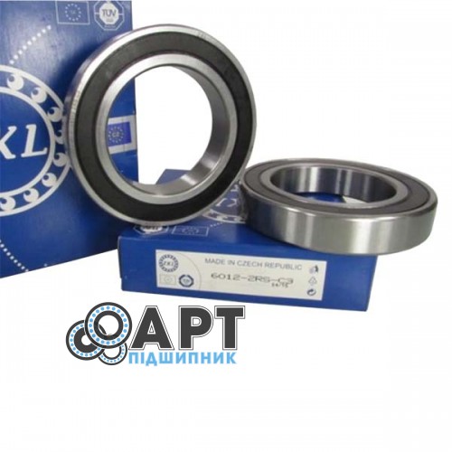 6012-2RS C3 ZVL Підшипник однорядний кульковий