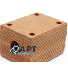 Дерев'яний підшипник соломотряса комбайна Claas - 66х80х100мм (703827, 703827.0, 000703827)