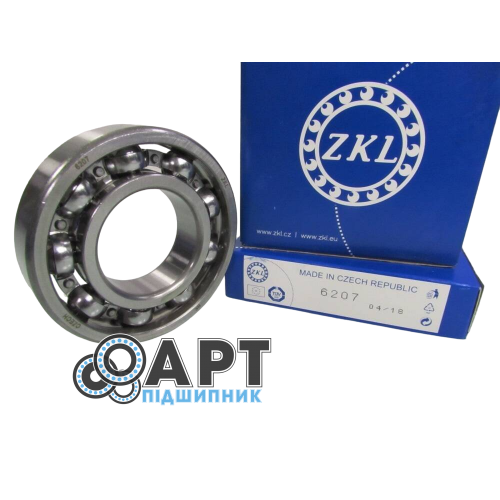 6207 ZKL Підшипник однорядний кульковий