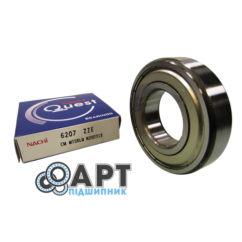 6207-ZZ NACHI Підшипник однорядний кульковий