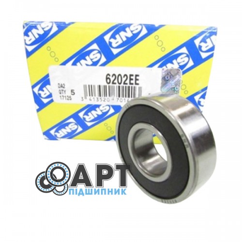 6202 EE SNR Підшипник однорядний кульковий