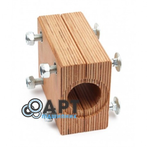 Деревянный подшипник 678522 соломотряса комбайна Claas - 61х100х124мм [TR] (678522, 000678522) (JAG)