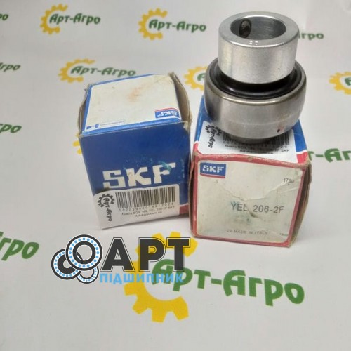YEL 206-2F SKF закріплюваний кульковий підшипник