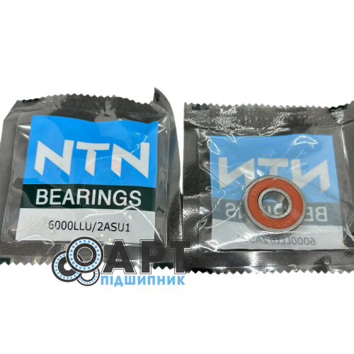 6000 LLU NTN Підшипник однорядний кульковий