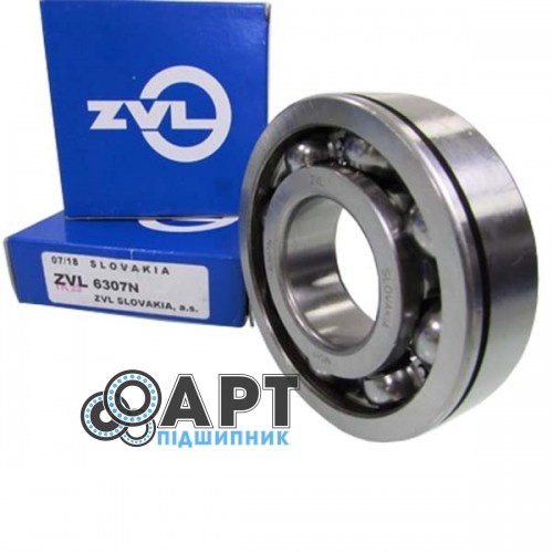 6307 N ZVL Підшипник однорядний кульковий