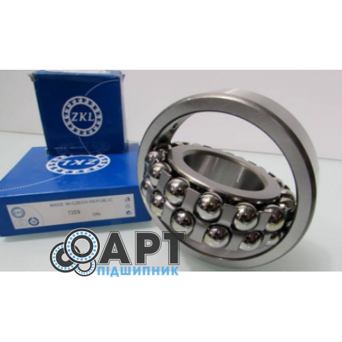 1309 ZKL Підшипник дворядний кульковий