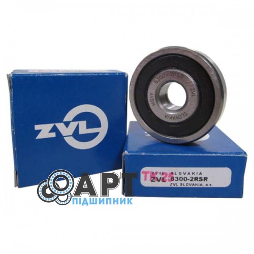 6300-2RS ZVL Підшипник однорядний кульковий