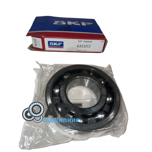 6311 / C3 SKF Підшипник однорядний кульковий