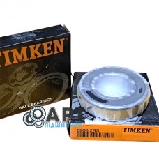 6208-2RS TIMKEN Підшипник однорядний кульковий