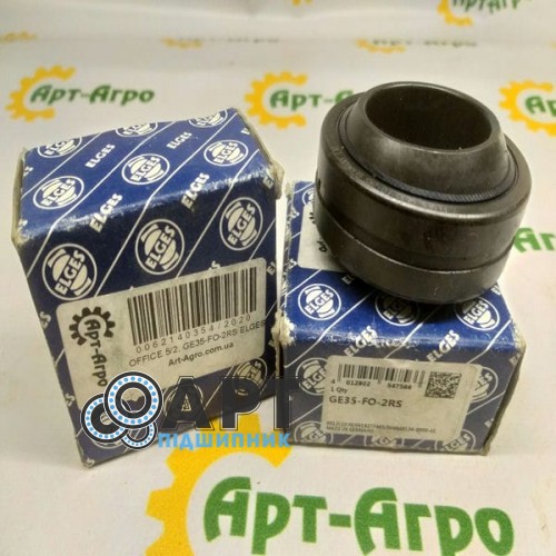 GE35-FO-2RS ELGES Сферичний шарнірний підшипник ковзання