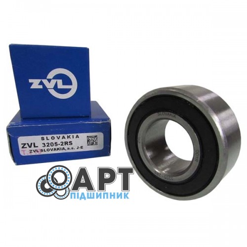 3205-2RS ZVL Підшипник дворядний кульковий
