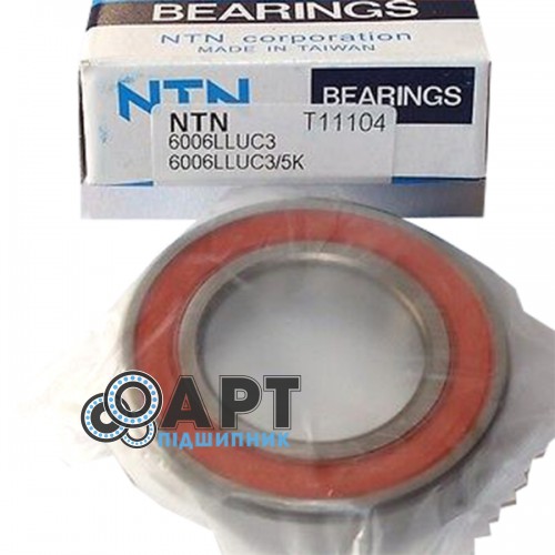 6006 LLUC3 NTN Підшипник однорядний кульковий