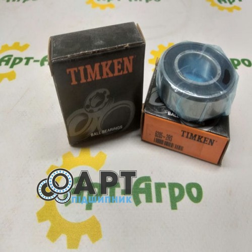 6205-2RS TIMKEN Підшипник однорядний кульковий