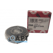 6203-С-2HRS C3 FAG Підшипник однорядний кульковий