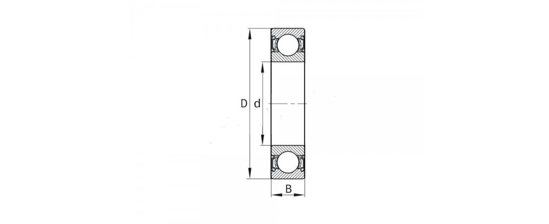 62304-2ZR FAG PJ Підшипник однорядний кульковий