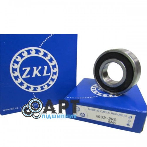 6002-2RS ZKL Підшипник однорядний кульковий