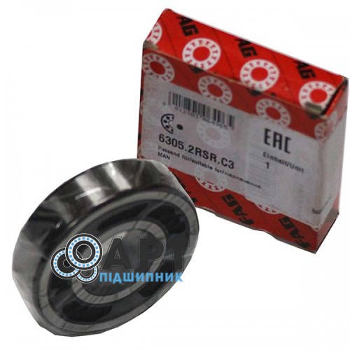 6305-2NSE9C3 NACHI Підшипник однорядний кульковий
