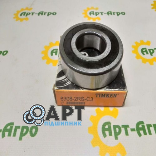 6308-2RS-C3 TIMKEN Підшипник однорядний кульковий