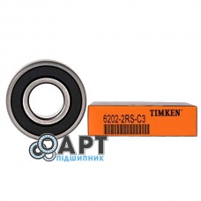 6202-2RS C3 TIMKEN PJ Підшипник однорядний кульковий