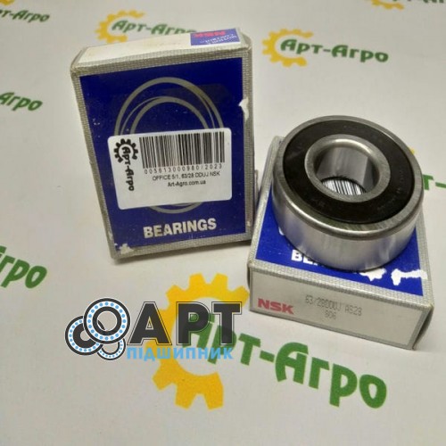 63/28 DDUJ NSK Підшипник однорядний кульковий