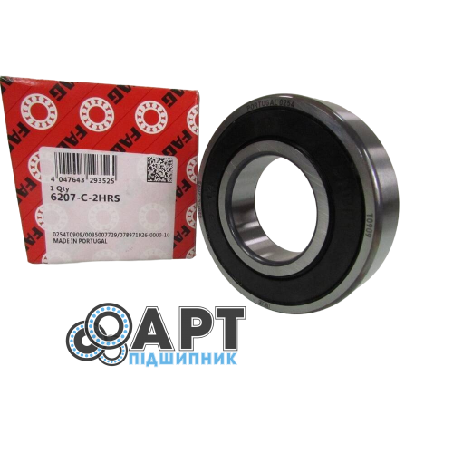 6207-2RSR FAG Підшипник однорядний кульковий