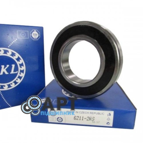 6211-2RS ZKL Підшипник однорядний кульковий