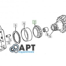 JD7392 JOHN DEERE Обойма підшипника внутрішня
