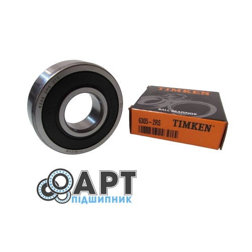 6305-2RS TIMKEN Підшипник однорядний кульковий