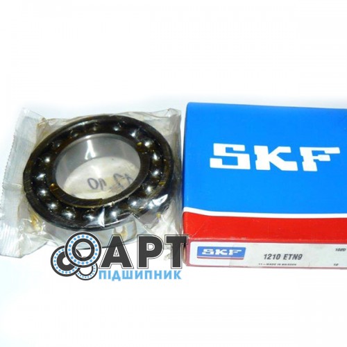 1210 ETN9 SKF (Без УП) Підшипник дворядний кульковий