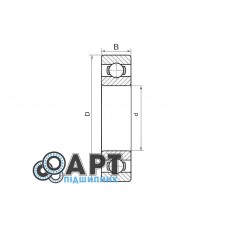 6310 TIMKEN Підшипник однорядний кульковий
