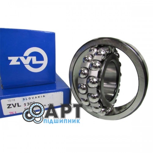 1309 K ZVL Підшипник дворядний кульковий