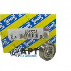 608.ZZ C3 SNR Підшипник однорядний кульковий