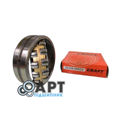 22208 MW33 CRAFT Підшипник дворядний роликовий