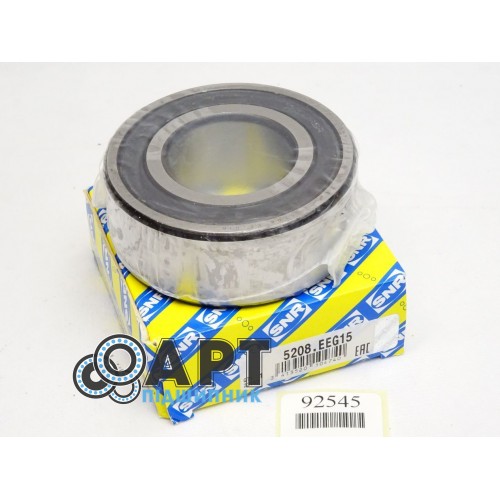 5208.EEG15 SNR Підшипник дворядний кульковий