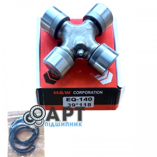 39×118 Хрестовина карданного валу Китай