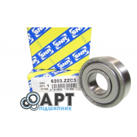 6203.ZZC3 SNR Підшипник однорядний кульковий