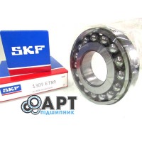 1309 ETN9 SKF Підшипник дворядний кульковий