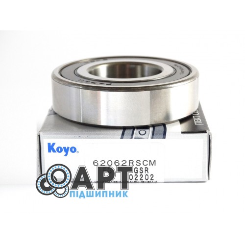 6206 2RSCM KOYO (Без УП) Підшипник однорядний кульковий
