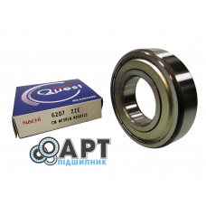 6207-ZZ NACHI Підшипник однорядний кульковий