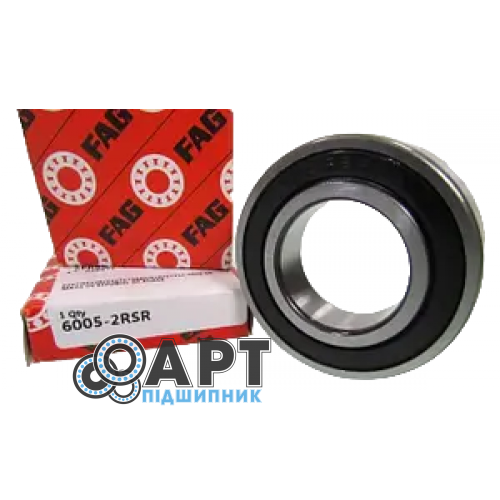 6005-2RSR FAG Підшипник однорядний кульковий