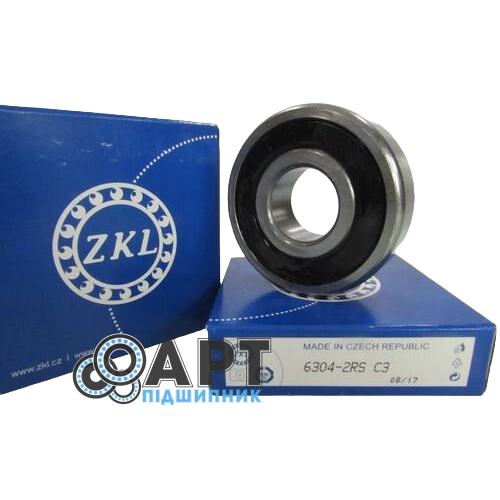 6304-2RS ZKL Підшипник однорядний кульковий