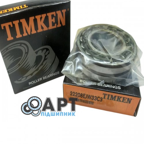 22208 EJW33C3 TIMKEN Підшипник дворядний роликовий