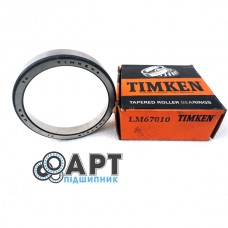 LM67010 TIMKEN Обойма підшипника зовнішня