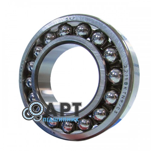 2211 EKTN9/C3 SKF Підшипник дворядний кульковий