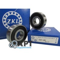 6201-2RS ZKL Підшипник однорядний кульковий